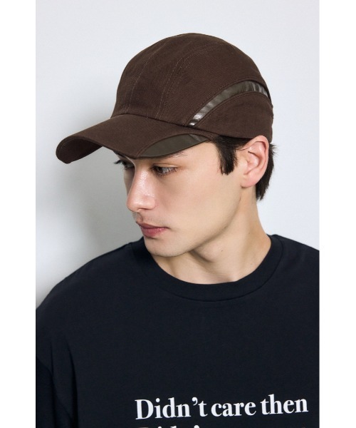 AZUL by moussy(アズールバイマウジー)の「合皮切り替えキャンバスキャップ(キャップ・メンズ・ブラウン/ブラック・FREE)」の13枚目の写真