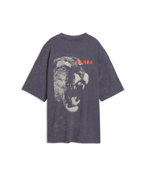 PUMA（プーマ）の「PUMA プーマ ウィメンズ フューチャー プーマ アーカイブ ウォッシュド 半（Tシャツ/カットソー・レディース・ブラック/ダークグレー・LARGE/X-SMALL/MEDIUM/SMALL）」の7枚目の写真