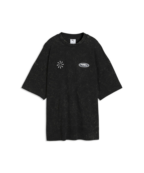 PUMA（プーマ）の「PUMA プーマ ウィメンズ フューチャー プーマ アーカイブ ウォッシュド 半（Tシャツ/カットソー・レディース・ブラック/ダークグレー・LARGE/X-SMALL/MEDIUM/SMALL）」の10枚目の写真