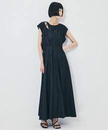 【PHOTOCOPIEU/フォトコピュー】《STUDIOUS別注》CUT-OUT FLERED DRESS/カットアウトフレアドレス/ウォッシャブル