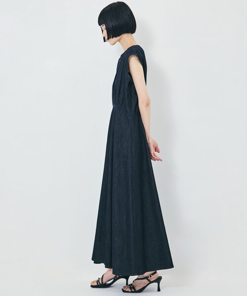 PHOTOCOPIEU(フォトコピュー)の「【PHOTOCOPIEU/フォトコピュー】《STUDIOUS別注》CUT-OUT FLERED DRESS/カットアウトフレアドレス/ウォッシャブル(ワンピース・レディース・ブラック/ネイビー・38/36)」の11枚目の写真