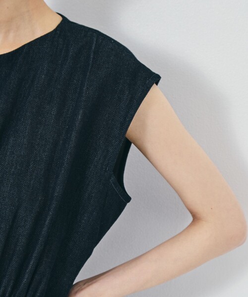 PHOTOCOPIEU(フォトコピュー)の「【PHOTOCOPIEU/フォトコピュー】《STUDIOUS別注》CUT-OUT FLERED DRESS/カットアウトフレアドレス/ウォッシャブル(ワンピース・レディース・ブラック/ネイビー・38/36)」の14枚目の写真
