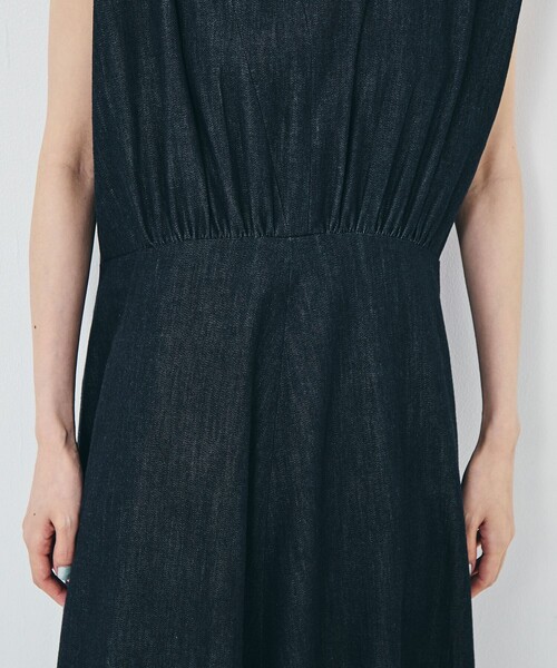 PHOTOCOPIEU(フォトコピュー)の「【PHOTOCOPIEU/フォトコピュー】《STUDIOUS別注》CUT-OUT FLERED DRESS/カットアウトフレアドレス/ウォッシャブル(ワンピース・レディース・ブラック/ネイビー・38/36)」の15枚目の写真