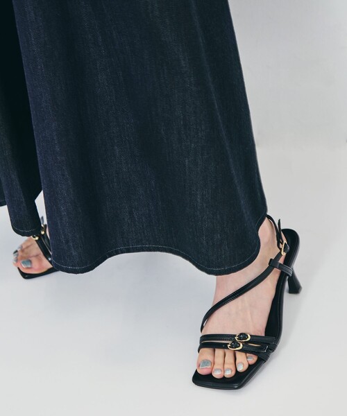 PHOTOCOPIEU(フォトコピュー)の「【PHOTOCOPIEU/フォトコピュー】《STUDIOUS別注》CUT-OUT FLERED DRESS/カットアウトフレアドレス/ウォッシャブル(ワンピース・レディース・ブラック/ネイビー・38/36)」の16枚目の写真