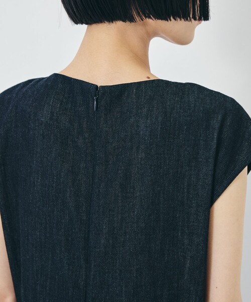 PHOTOCOPIEU(フォトコピュー)の「【PHOTOCOPIEU/フォトコピュー】《STUDIOUS別注》CUT-OUT FLERED DRESS/カットアウトフレアドレス/ウォッシャブル(ワンピース・レディース・ブラック/ネイビー・38/36)」の17枚目の写真