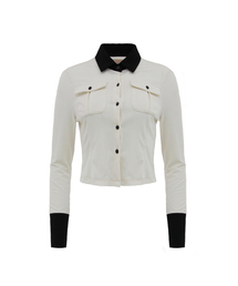 COLORED SLIM SHIRTS IVORY
