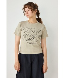 スパンリブピグメントTシャツ