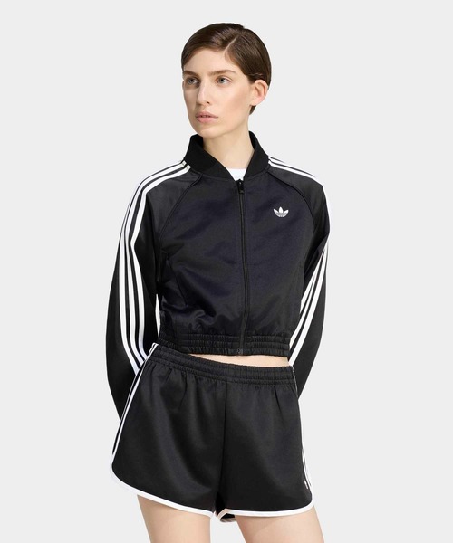 adidas（アディダス）の「MONO JS CROP TT HL6478（ジャージ）」 - WEAR