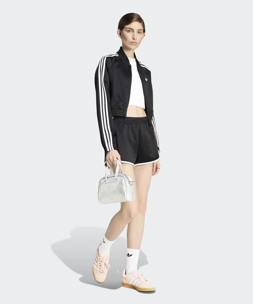 adidas(アディダス)の「SATIN SST JACKET / サテン SST ジャケット / ジャージ / トラックジャケット / アディダスオリジナルス adidas Originals(ジャージ・レディース・ブラック・XX-LARGE/LARGE/MEDIUM/SMALL/X-LARGE/X-SMALL)」の5枚目の写真