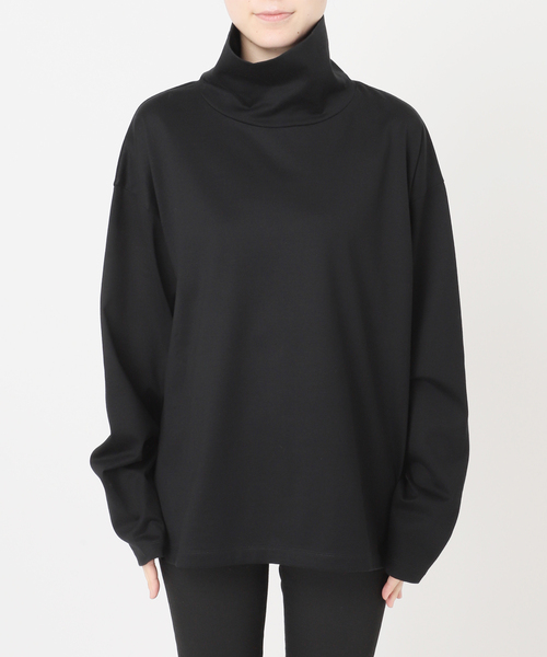 ARCHIVE STANCE(アーカイブスタンス)の「【ARCHIVE STANCE/アーカイブスタンス】 Highneck long sleeve Tee(Tシャツ/カットソー・レディース・ブラック/ホワイト・FREE)」の10枚目の写真