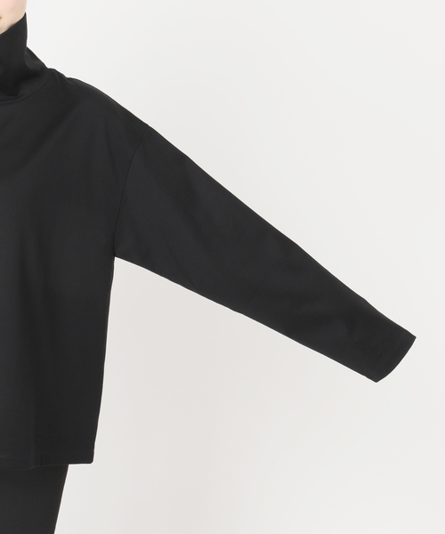 ARCHIVE STANCE(アーカイブスタンス)の「【ARCHIVE STANCE/アーカイブスタンス】 Highneck long sleeve Tee(Tシャツ/カットソー・レディース・ブラック/ホワイト・FREE)」の14枚目の写真