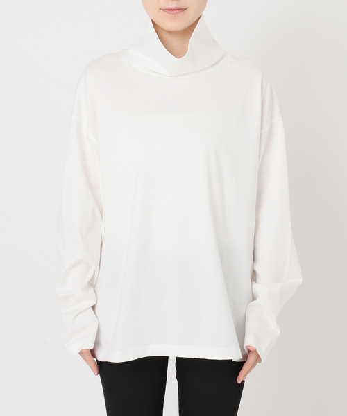 ARCHIVE STANCE(アーカイブスタンス)の「【ARCHIVE STANCE/アーカイブスタンス】 Highneck long sleeve Tee(Tシャツ/カットソー・レディース・ブラック/ホワイト・FREE)」の18枚目の写真
