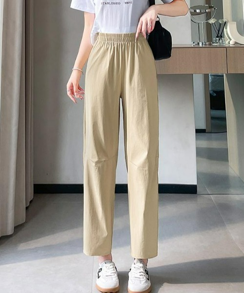 REBALANCE(リバランス)の「レディース 接触冷感 9分丈 テーパードパンツ(その他パンツ・レディース・C/B/A/D・MEDIUM/X-LARGE/SMALL/LARGE)」の1枚目の写真