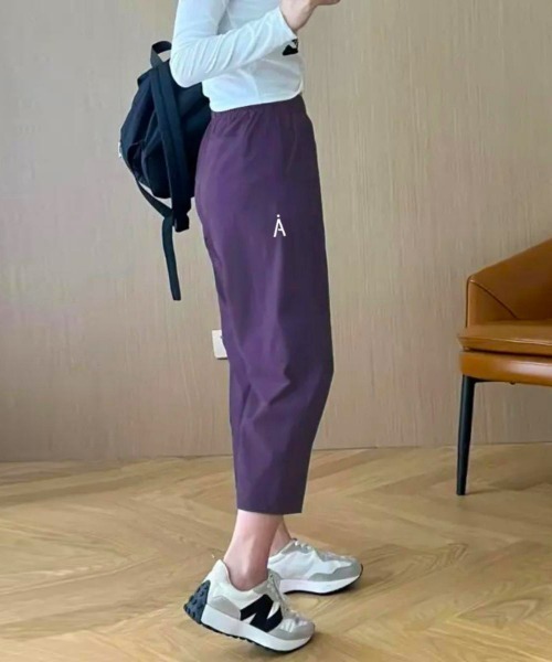 REBALANCE(リバランス)の「レディース 接触冷感 9分丈 テーパードパンツ(その他パンツ・レディース・C/B/A/D・MEDIUM/X-LARGE/SMALL/LARGE)」の7枚目の写真