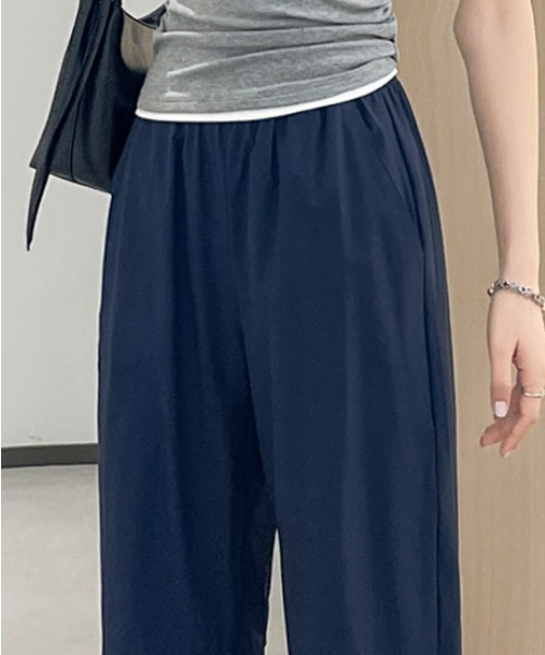 REBALANCE(リバランス)の「レディース 接触冷感 9分丈 テーパードパンツ(その他パンツ・レディース・C/B/A/D・MEDIUM/X-LARGE/SMALL/LARGE)」の9枚目の写真