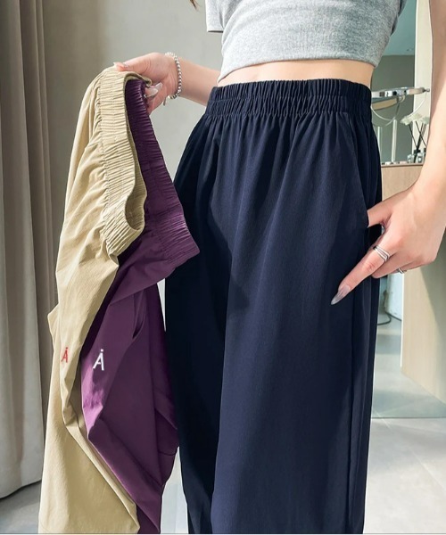 REBALANCE(リバランス)の「レディース 接触冷感 9分丈 テーパードパンツ(その他パンツ・レディース・C/B/A/D・MEDIUM/X-LARGE/SMALL/LARGE)」の15枚目の写真