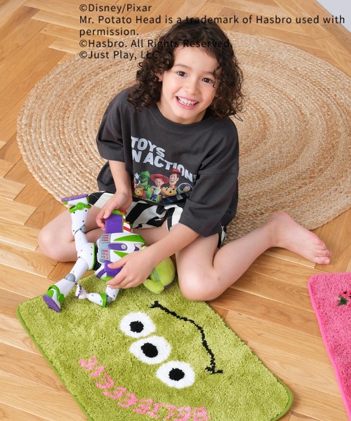 LEPSIM(レプシィム)の「TOY STORY(トイ・ストーリー)/バスマット 866984(ラグ/マット・レディース・ピンク/グリーン・ONE SIZE)」の6枚目の写真