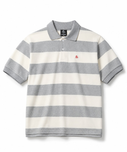 Реликс фит пике T‑shirt [Grey‑Ivory] (Rilax Fit Pique T-Shirt)