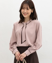 マルチwayボウタイブラウス