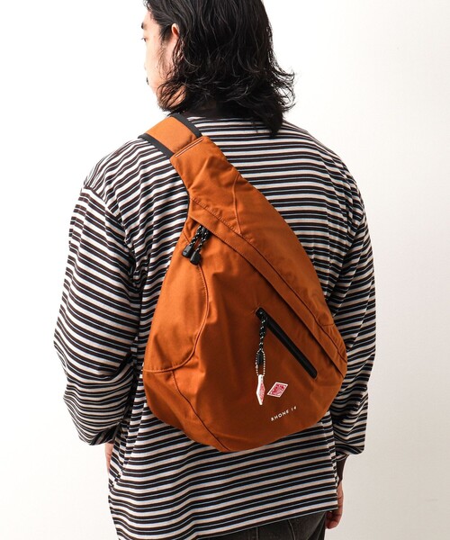 DANTON(ダントン)の「【DANTON/ダントン】RHONE 14(ローヌ 14)(ボディバッグ/ウエストポーチ・メンズ・ブラック/オレンジ/インディゴブルー・FREE)」の1枚目の写真