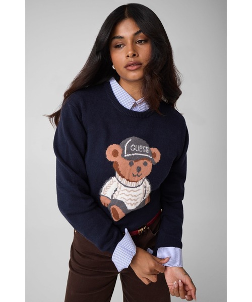 ALICIA Bear Sweater ニット セーター | GUESS(ゲス) JAPAN 公式