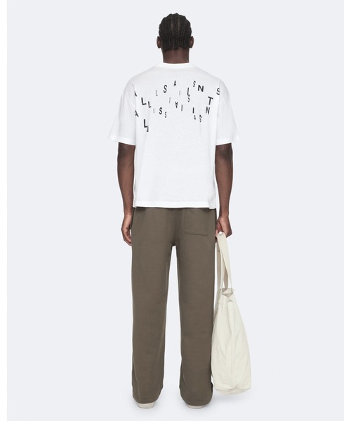 ALLSAINTS(オールセインツ)の「SHADOW RELAXED GRAPHIC T-SHIRT | SHADOW リラックス グラフィック Tシャツ(Tシャツ/カットソー・メンズ・ホワイト・XS/M/S/L)」の4枚目の写真