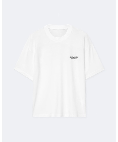 ALLSAINTS(オールセインツ)の「SHADOW RELAXED GRAPHIC T-SHIRT | SHADOW リラックス グラフィック Tシャツ(Tシャツ/カットソー・メンズ・ホワイト・XS/M/S/L)」の9枚目の写真