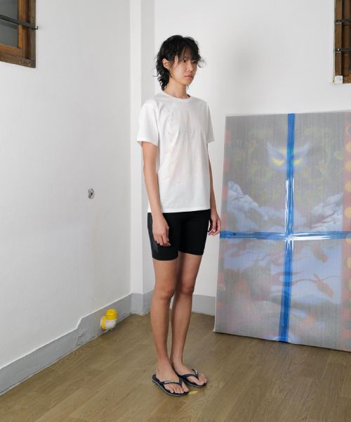 MOSQUITO MURDERERS(モスキートマーダラーズ)の「Jerusalem line work T-SHIRT -White(Tシャツ/カットソー・レディース・その他・1/2/3)」の2枚目の写真