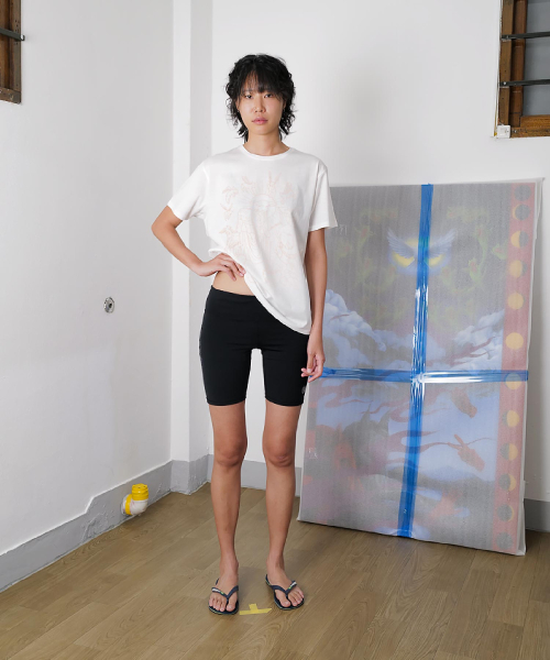 MOSQUITO MURDERERS(モスキートマーダラーズ)の「Jerusalem line work T-SHIRT -White(Tシャツ/カットソー・レディース・その他・1/2/3)」の3枚目の写真