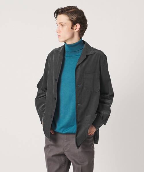 UNITED ARROWS(ユナイテッドアローズ)の「コーデュロイ シャツジャケット(シャツ/ブラウス・メンズ・ダークグレー/ベージュ・S/L/M)」の5枚目の写真
