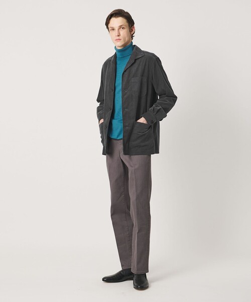 UNITED ARROWS(ユナイテッドアローズ)の「コーデュロイ シャツジャケット(シャツ/ブラウス・メンズ・ダークグレー/ベージュ・S/L/M)」の6枚目の写真
