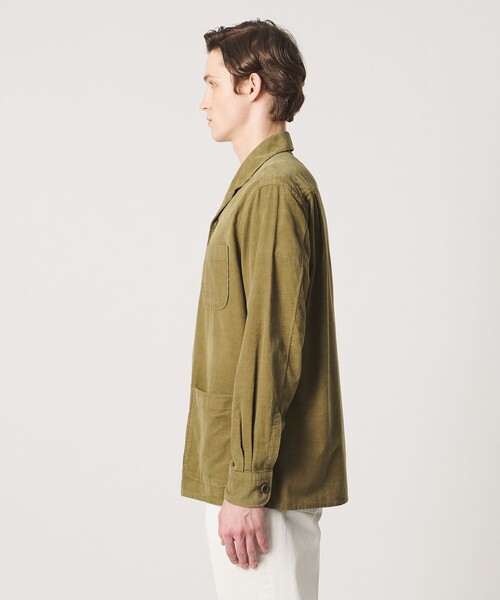 UNITED ARROWS(ユナイテッドアローズ)の「コーデュロイ シャツジャケット(シャツ/ブラウス・メンズ・ダークグレー/ベージュ・S/L/M)」の8枚目の写真