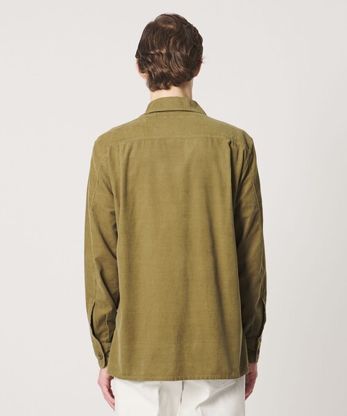 UNITED ARROWS(ユナイテッドアローズ)の「コーデュロイ シャツジャケット(シャツ/ブラウス・メンズ・ダークグレー/ベージュ・S/L/M)」の9枚目の写真