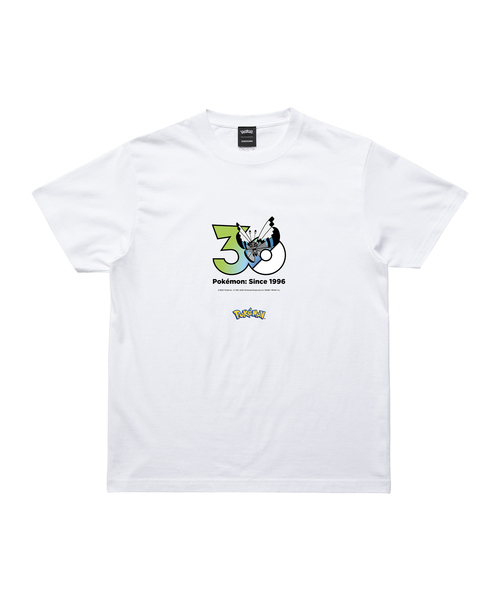 ZOZOSPOT(ゾゾスポット)の「Pokemon 30th Anniversary 1025 T-shirt 「ビビヨン(スコールのもよう)」(Tシャツ/カットソー・レディース・ホワイト・SMALL/MEDIUM/LARGE/X-LARGE/XX-LARGE/XXX-LARGE/100cm/110cm/120cm/130cm/140cm/150cm/160cm)」の1枚目の写真