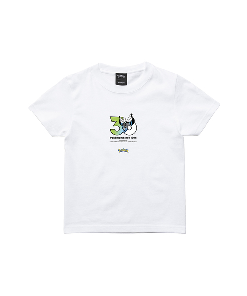 ZOZOSPOT(ゾゾスポット)の「Pokemon 30th Anniversary 1025 T-shirt 「ビビヨン(スコールのもよう)」(Tシャツ/カットソー・レディース・ホワイト・SMALL/MEDIUM/LARGE/X-LARGE/XX-LARGE/XXX-LARGE/100cm/110cm/120cm/130cm/140cm/150cm/160cm)」の2枚目の写真