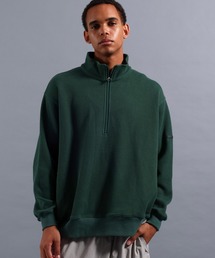 [NUMERALS]ALL-DAY COMFORT WAFFLE HALF-ZIP PULLOVER
