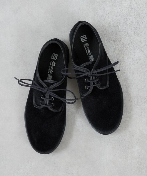 ALBEROLA（アルベローラ）の「【WEB限定】【ALBEROLA】ベロアレースアップシューズ（その他シューズ・レディース・ブラウン/ブラック・36/38/37）」の2枚目の写真