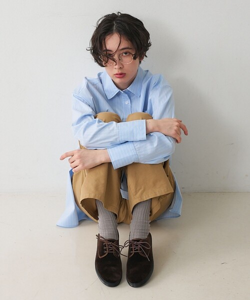 ALBEROLA（アルベローラ）の「【WEB限定】【ALBEROLA】ベロアレースアップシューズ（その他シューズ・レディース・ブラウン/ブラック・36/38/37）」の19枚目の写真