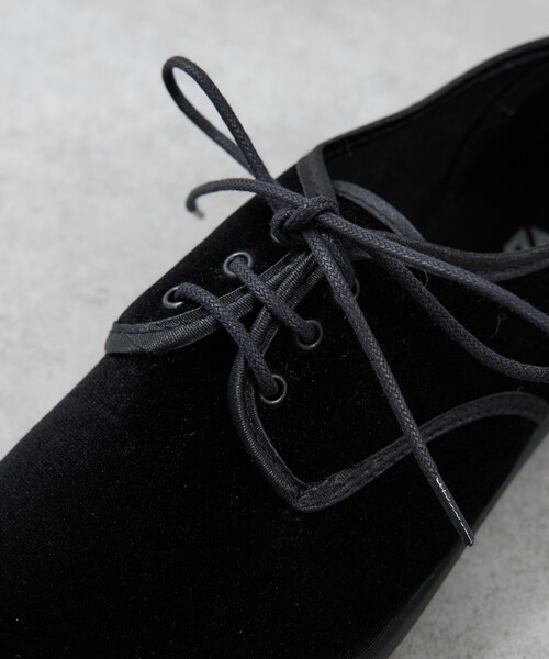 ALBEROLA（アルベローラ）の「【WEB限定】【ALBEROLA】ベロアレースアップシューズ（その他シューズ・レディース・ブラウン/ブラック・36/38/37）」の7枚目の写真