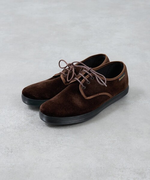 ALBEROLA（アルベローラ）の「【WEB限定】【ALBEROLA】ベロアレースアップシューズ（その他シューズ・レディース・ブラウン/ブラック・36/38/37）」の4枚目の写真