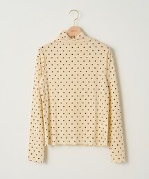 【WEB限定】前後ボトルネックドットプルオーバー