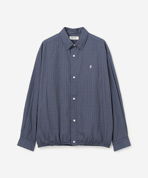 GYMPHLEX(ジムフレックス)の「Gymphlex | コットンチェック 長袖シャツ WOMEN(シャツ/ブラウス・レディース・ブルー系その他・14)」の2枚目の写真