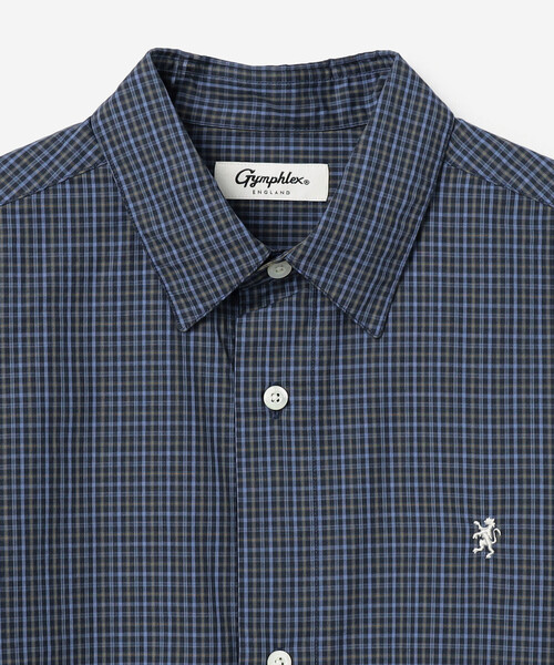 GYMPHLEX(ジムフレックス)の「Gymphlex | コットンチェック 長袖シャツ WOMEN(シャツ/ブラウス・レディース・ブルー系その他・14)」の4枚目の写真