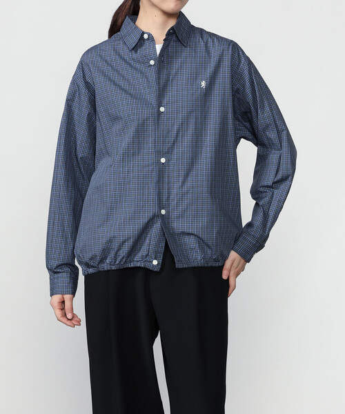 GYMPHLEX(ジムフレックス)の「Gymphlex | コットンチェック 長袖シャツ WOMEN(シャツ/ブラウス・レディース・ブルー系その他・14)」の13枚目の写真