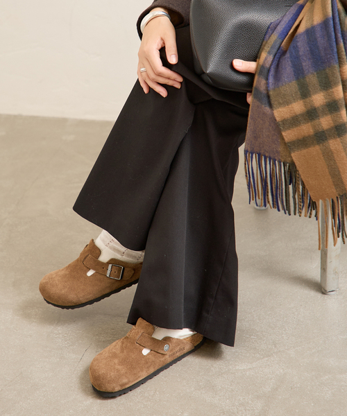 BIRKENSTOCK(ビルケンシュトック)の「別注【BIRKENSTOCK For JOURNAL STANDARD】BOSTON(その他シューズ・レディース・ベージュ/ブルー・35/36/37/38/39)」の4枚目の写真