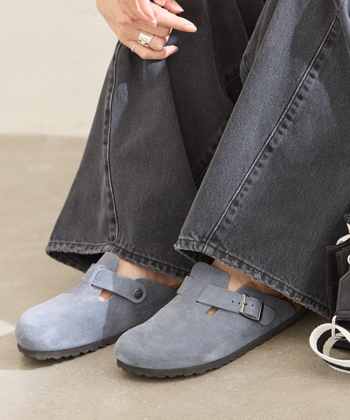 BIRKENSTOCK(ビルケンシュトック)の「別注【BIRKENSTOCK For JOURNAL STANDARD】BOSTON(その他シューズ・レディース・ベージュ/ブルー・35/36/37/38/39)」の5枚目の写真