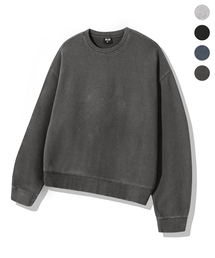 [HB] ESSENTIALS バックカット セミクロップ スウェット_4color