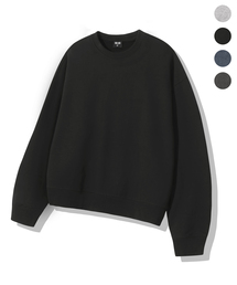 [HB] ESSENTIALS バックカット セミクロップ スウェット_4color