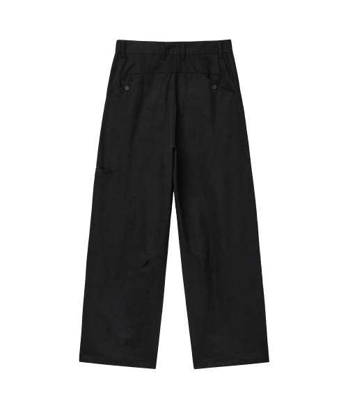 MISEKISEOUL MEN（ミセキソウルメンズ）の「Bold cut line wide pants BLACK（その他パンツ・メンズ・その他・1/2/3）」の2枚目の写真