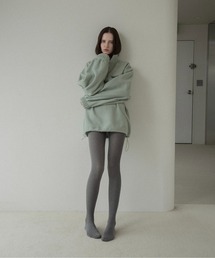 lawgy（ラウジー）の「over size embroidery half button fleece / オーバーサイズエンブロイダリーハーフボタンフリース（その他トップス）」